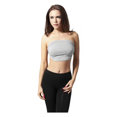 Urban Classics Ladies Bandeau Top grey