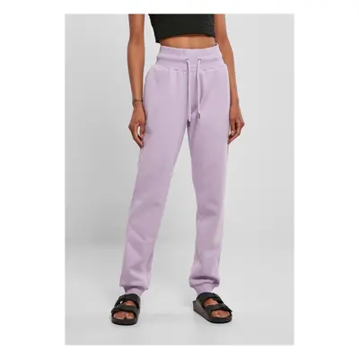 Urban Classics Ladies Organic High Waist Sweat Pants lilac