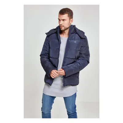 Urban Classics Hooded Puffer Jacket navy