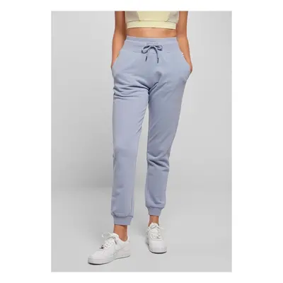 Urban Classics Ladies Organic High Waist Sweat Pants violablue