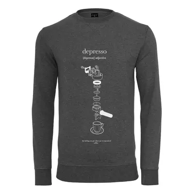 Mr. Tee Depresso Crewneck charcoal