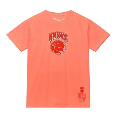 Mitchell & Ness T-shirt New York Knicks Golden Hour Glaze SS Tee orange