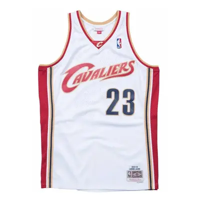 Mitchell & Ness Cleveland Cavaliers #23 LeBron James Swingman Jersey white/red