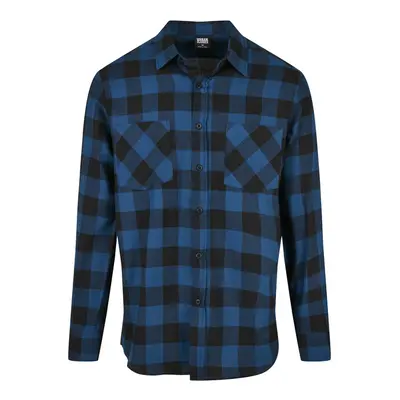 Urban Classics Checked Flanell Shirt blue/black