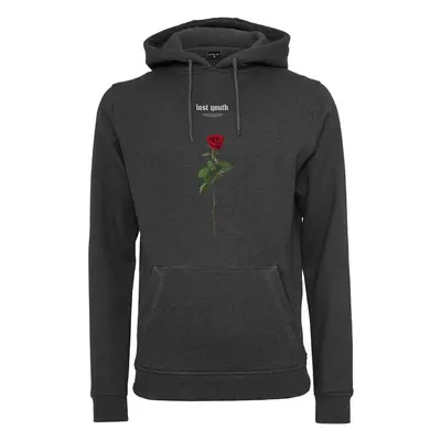 Mr. Tee Lost Youth Rose Hoody charcoal