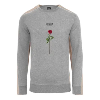 Mr. Tee Lost Youth Rose Crewneck grey