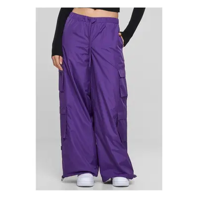 Urban Classics Ladies Ripstop Double Cargo Pants realviolet