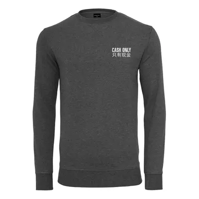 Mr. Tee Cash Only Crewneck charcoal