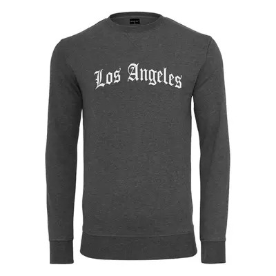 Mr. Tee Los Angeles Wording Crewneck charcoal