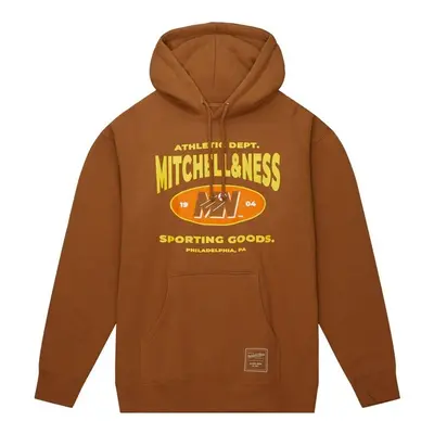 Mitchell & Ness sweatshirt Branded M&N Athletic Dept Hoodie brown