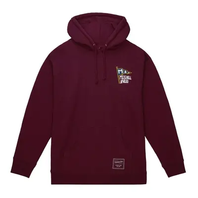 Mitchell & Ness sweatshirt Branded M&N Flag Hoodie purple