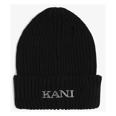 Karl Kani Small Retro Embro Damaged Beanie black