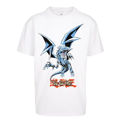 Mr. Tee Yu-Ghi-Oh Blue Eyes White Dragon Heavy Oversize Tee white