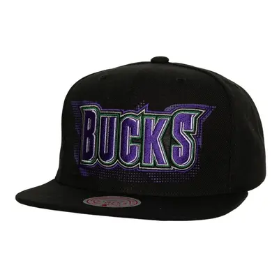 Mitchell & Ness snapback Milwaukee Bucks Big Face 7.0 Snapback black