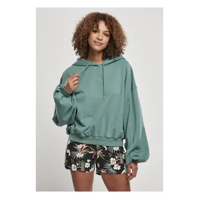 Urban Classics Ladies Organic Oversized Terry Hoody paleleaf