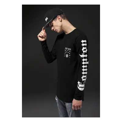 Mr. Tee Compton Pocket Bandana Longsleeve black