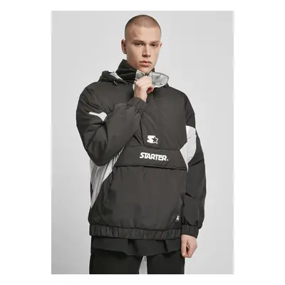 Starter Colorblock Halfzip Windbreaker black/lightasphalt/white