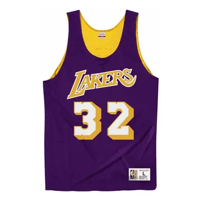 Mitchell & Ness tank top Los Angeles Lakers #32 Magic Johnson Reversable Player Tank purple