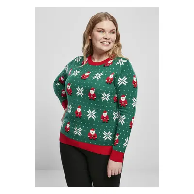 Urban Classics Ladies Santa Christmas Sweater x-masgreen