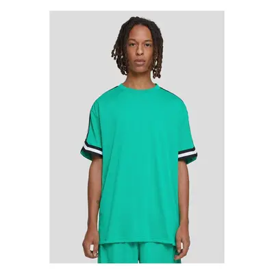 Urban Classics Oversized Stripes Mesh Tee ferngreen