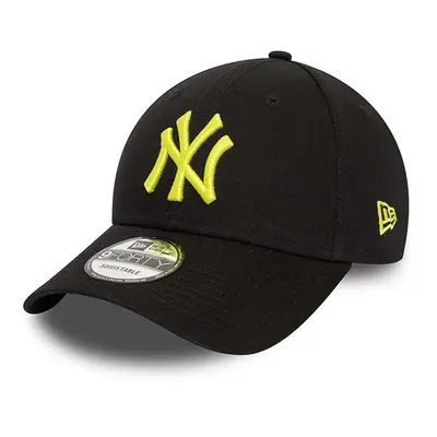 Sapka New Era 9FORTY Adjustable Cap New York Yankees League Essential Black Neon Green