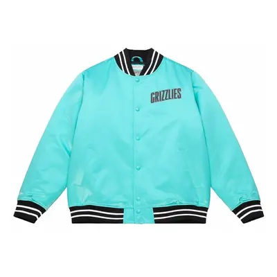 Mitchell & Ness Vancouver Grizzlies Heavyweight Satin Jacket teal