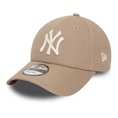 Sapka New Era 9FORTY Adjustable Cap New York Yankees League Essential Brown Beige