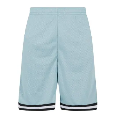 Urban Classics Stripes Mesh Shorts oceanblue/black/white