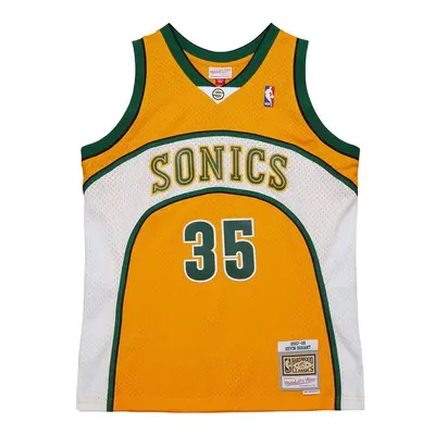 Mitchell & Ness Seattle Supersonics #35 Kevin Durant Alternate Jersey yellow