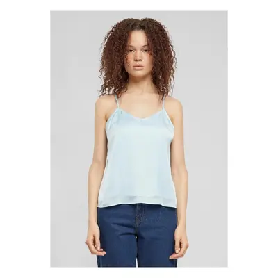 Urban Classics Ladies Viscose Satin Slip Top oceanblue