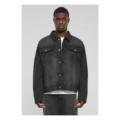 Urban Classics Heavy Ounce Boxy Denim Jacket black washed