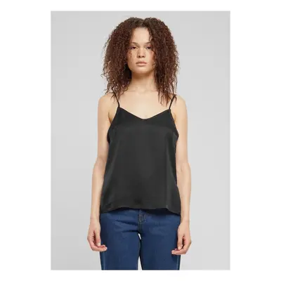 Urban Classics Ladies Viscose Satin Slip Top black