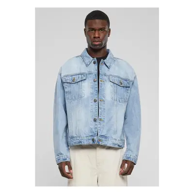 Urban Classics Heavy Ounce Boxy Denim Jacket new light blue washed