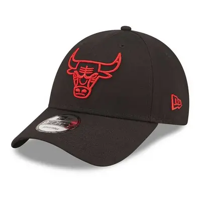 sapka New Era 9Forty Neon Outline Chicago Bulls Cap Black Red