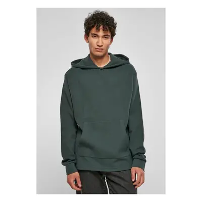 Urban Classics Oversized Waffle Hoody bottlegreen