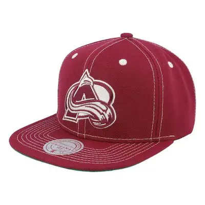 Mitchell & Ness snapback Colorado Avalanche Contrast Natural Snapback maroon