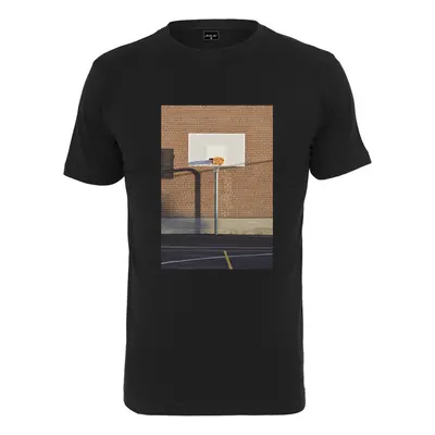 Mr. Tee Pizza Basketball Court Tee black