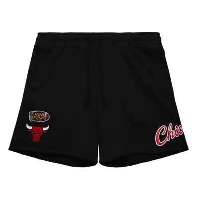 Mitchell & Ness shorts Chicago Bulls Postgame Fleece Shorts Vintage Logo black