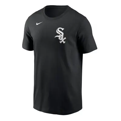 Nike T-shirt Men's Fuse Wordmark Cotton Tee Chicago White Sox black