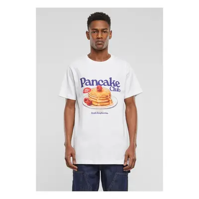 Mr. Tee Pancake Club Tee white