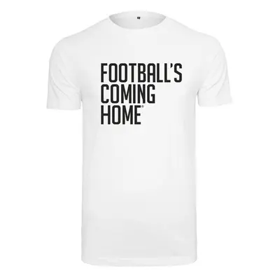 Mr. Tee Footballs Coming Home Logo Tee white