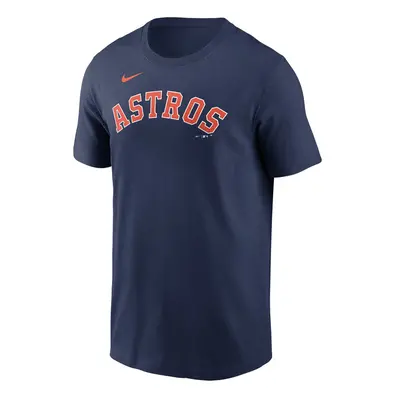 Nike T-shirt Men's Fuse Wordmark Cotton Tee Houston Astros midnight navy