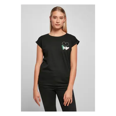 Mr. Tee Ladies Kicks Love EMB Tee black