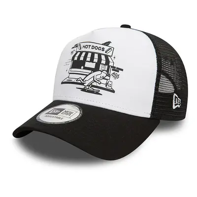 sapka New Era 940 AF Trucker Graphic Hotdog Trucker Black