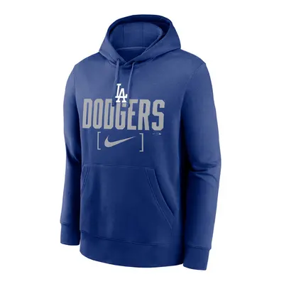 Nike Sweatshirt Men's MLB Club Slack Fleece Hood Los Angeles Dodgers rush blue