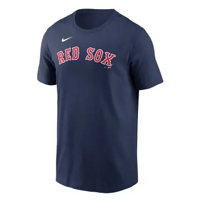 Nike T-shirt Men's Fuse Wordmark Cotton Tee Boston Red Sox midnight navy