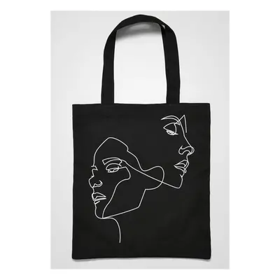 Mr. Tee One Line Canvas Bag black