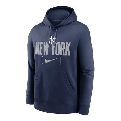 Nike Sweatshirt Men's MLB Club Slack Fleece Hood New York Yankees midnight navy