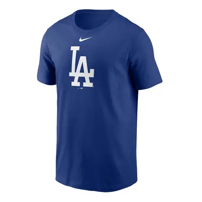 Nike T-shirt Men's Fuse Large Logo Cotton Tee Los Angeles Dodgers rush blue