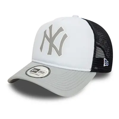 sapka New Era 940 New York Yankees MLB Logo Grey A-Frame Trucker Cap